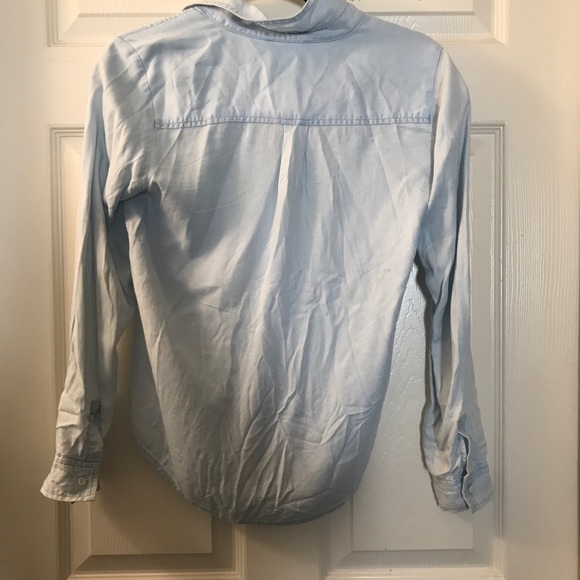 Nordstrom B.P light blue soft button up - Picture 2 of 3